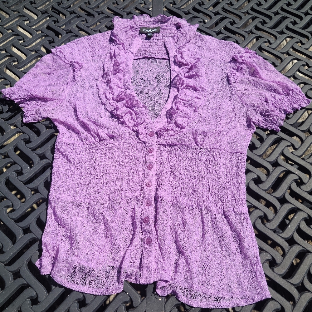 Bebe Lace Blouse